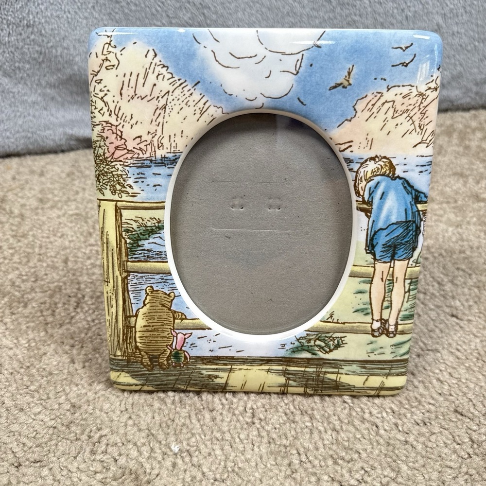 Charpente Classic Winnie the Pooh Picture Frame VTG Christopher Robin Nursery